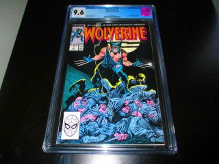 Wolverine 1 1988 Cgc 9.  6 1st Wolverine Solo Title 1st Patch Chris Claremont