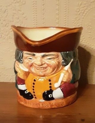 Vtg Royal Doulton Hand Painted The Best Is Not Too Good Toby Jug D6107 1939 - 1960