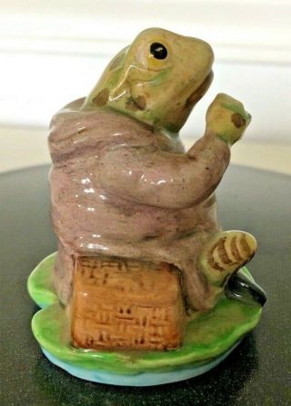 Beatrix Potter ' s Mr.  Jeremy Fisher Frog Figurine F.  Warne Beswick England 2