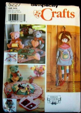 Simplicity Craft Pattern 5227 Fun Sewing Accessories Sewing Kit,  Uncut