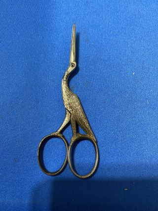 Antique Germany Bird Figural Sewing Scissors