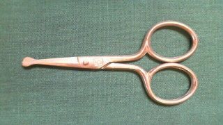 Vintage Sewing & Embroidery Scissor Made In Germany Tu55