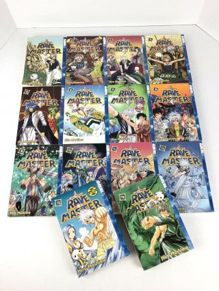 Rave Master Manga Vol.  1 - 13,  19 (english,  14 Books) Hiro Mashima Tokyopop