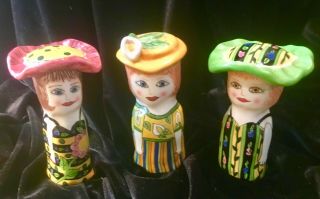 Susan Paley By Ganz Salt And Pepper Shakers Ladies In Hats Ashley Lilly Alexis