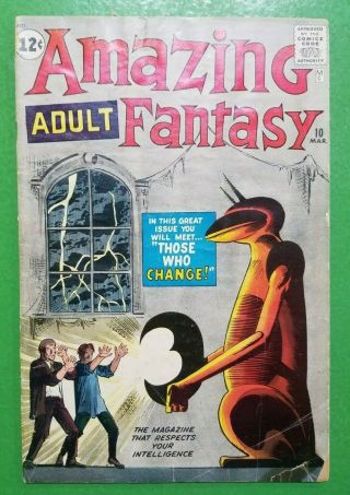 Adult Fantasy 10 Steve Ditko Stan Lee Atlas Comics (marvel) 1961 Gd