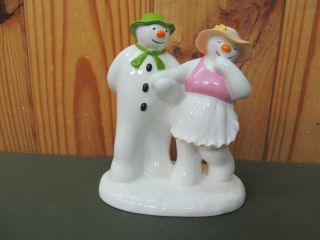 Christmas Coalport Characters The Snowman Figure – Bashful Blush