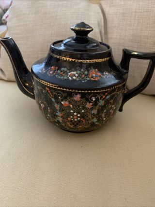 Decorative Vintage Pbb Tea Pot Made In England With Lid