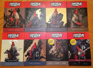 Hellboy Trade Paperbacks Volumes 1 - 12 And Hellboy In Hell Volumes 1 - 2