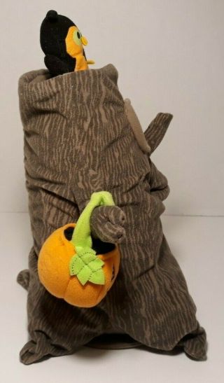 Hallmark Spooky Tree Plush Singing Owls Halloween Addams Family Lights Music 2
