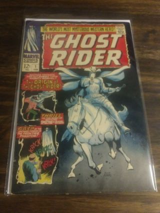 The Ghost Rider 1 Silver Age Marvel Comic Western Origin And First Appearance