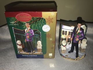 Carlton Cards Heirloom Elvis Presley White Christmas At Graceland Musical