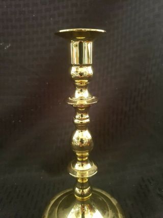 Baldwin Brass Candlestick Polished 9 