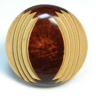 Antique Vtg Button Large Carved Celluloid In Ivory & Amber Colors I