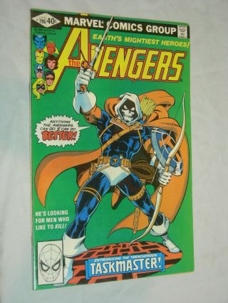 The Avengers 196 Vf 1st Appearance Of The Taskmaster - Great Cover