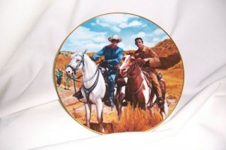 Classic Tv Westerns The Lone Ranger And Tonto Collector Plate