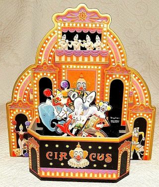 Vintage Circus Moving Wood " It 