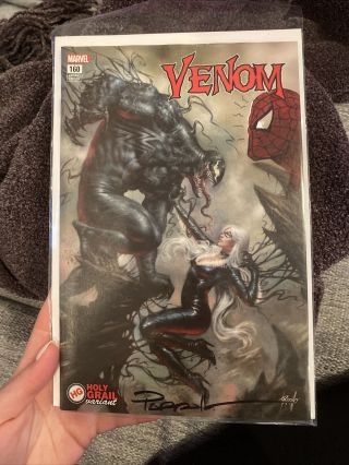Venom Number 160 Lucio Parrillo Signed And Sketched Holy Grail Variant Cover