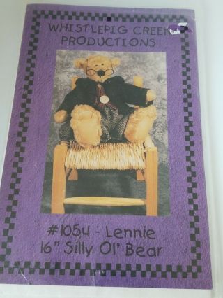 Whistlepig Creek Productions Pattern 1054 Lennie 16 " Silly Ol 
