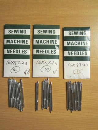 16x87 Sewing Machine Needles for Singer 31 - 15,  Assorted Sizes,  Qty 40 3