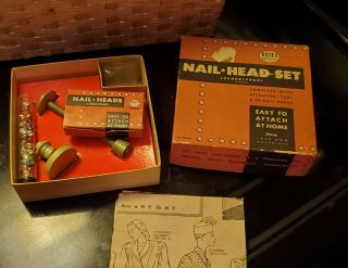 Vintage Dritz Nail Head Sewing Crafting Tool Set