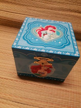 Vintage Disney Parks Ariel The Little Mermaid Music Jewelry Box 1988