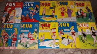 10 Issues Army Navy Fun Parade Fv - 35 58 60 62 69 70 86 89 91 95