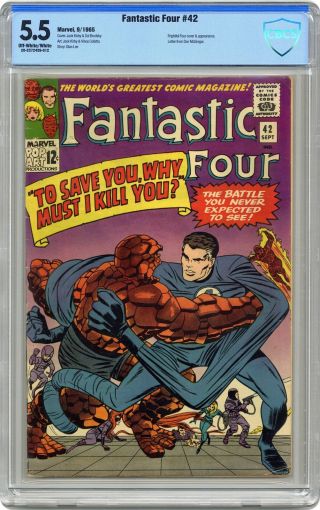 Fantastic Four 42 Cbcs 5.  5 1965