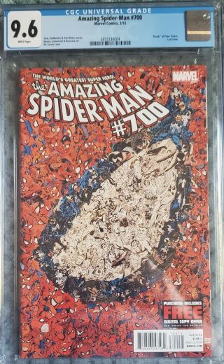 The Spider - Man 700 Cgc 9.  6 (nm, ) Pro Graded Comic By Marvel.  Not 9.  8