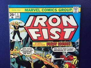 Iron Fist 1 (1975 Marvel) Iron Fist vs.  Iron Man CLAREMONT BYRNE KEY ISSUE 2