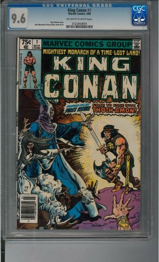 Conan The King 1 Cgc 9.  6 1980 0125450004