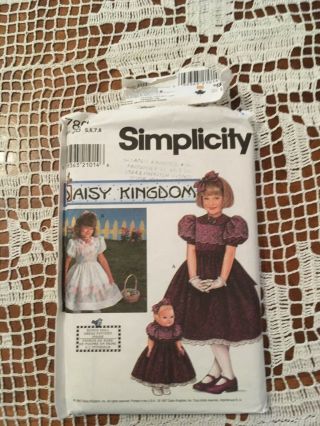 Simplicity Daisy Kingdom 7891 Girl 