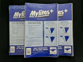 300 - Mylites,  Standard 1.  4 - Mil Mylar Comic Book Bags By E.  Gerber - 725m,