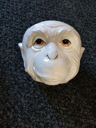 Fitz And Floyd Vintage Monkey Planter / Candy Dish