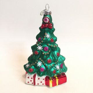 Christmas Tree Gifts Christopher Radko Celebrations Blown Glass Ornament 2