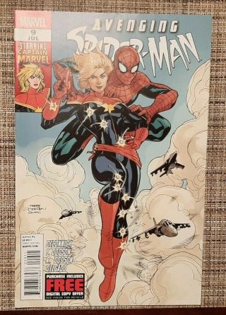 Avenging Spiderman 9 First Appearance Of Carol Danvers As Captain Marvel