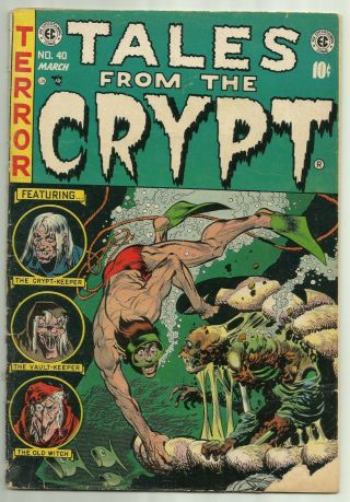 Tales From The Crypt 40 Ec 1954 Pre - Code Horror In Senate Hearings Key