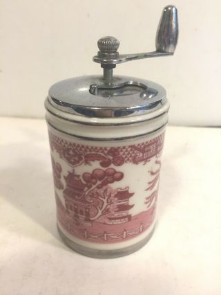 George S.  Thompson Co.  Monterey Park Calif Pink Willow Pepper Grinder