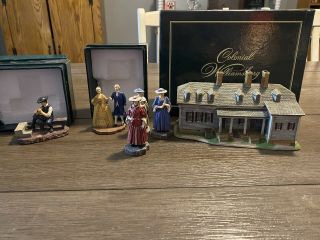 Lang & Wise Town Hall Colonial Williamsburg Wetherburn‘s Tavern & Figurines A - 87