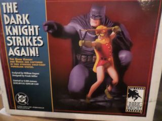 Dark Knight Strikes Again Limited Edition Cold Cast Porcelain Statue