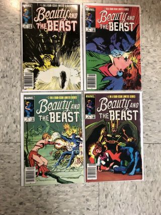 Beauty And The Beast (1984) 1,  2,  3,  4 (vf/nm) Price Variant Cpv Bill Sienkiewicz