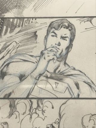 Superman Issue 703 Page 20 Interior Pencils By Rodney Eddy Barrows