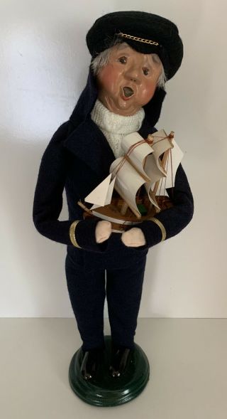 Vintage 1999 Byers’ Choice Ltd.  The Carolers.  The Old Sea Captain.  13 Inch.