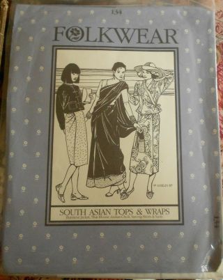 4 Folkwear Patterns,  Cheesemaker,  South Asian Tops,  Jewels Of India,  Sarouelles