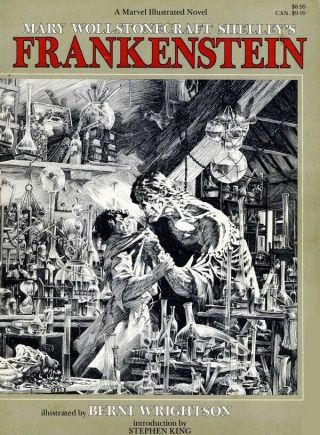 Frankenstein,  The Novel Illustrated By Bernie Wrightson - 1983 Tpb - Autograhed - Vg