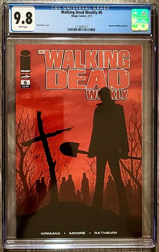 The Walking Dead Weekly 6 Cgc 9.  8 Image Comcis 2011