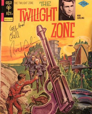 Rod Serling Signed The Twilight Zone Comic Book