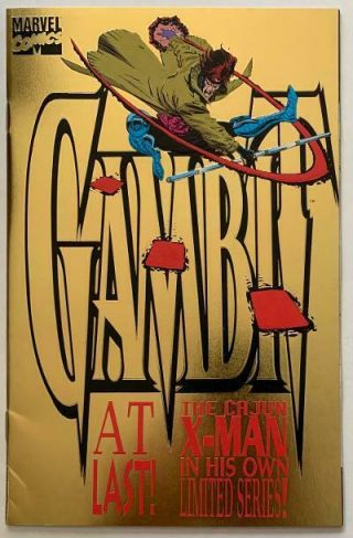 (1993) Gambit 1 Gold Foil Variant Cover Very Rare