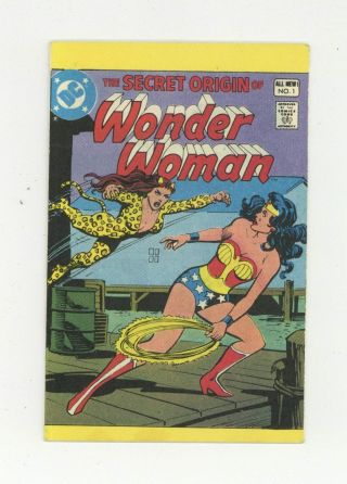 Secret Origin Of Wonder Woman Mini Comic 1 Vf,  8.  5 1980