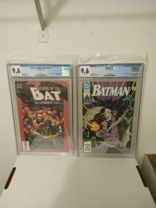 Batman 451,  Batman Shadow Of The Bat 1 Cgc 9.  6 Nm Joker Cover 1st Victor Zsasz