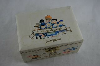 Vintage 70’s Walt Disney Disneyland Jewelry Music Box It 